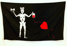 Bandera médica de barba sangrienta de 3'x5'