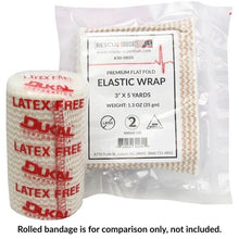 Bandage élastique plié plat 3"x5'